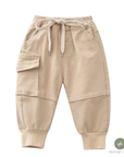 Boys Beige Joggers